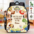 Personalized Toy Story Backpack with Acrylic Charm for Kids Backpack With Acrylic Charm GradoCreations