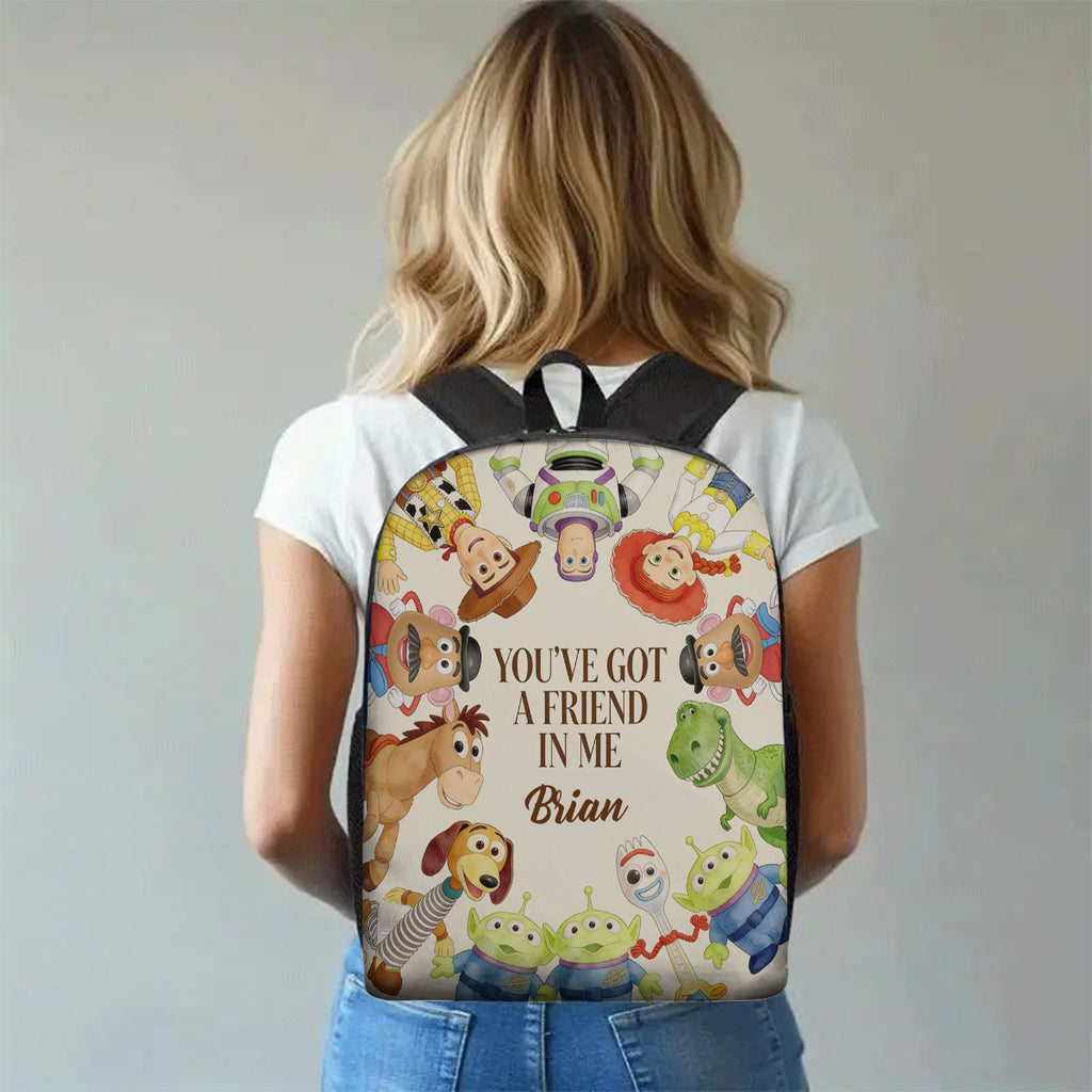 Personalized Toy Story Backpack with Acrylic Charm for Kids Backpack With Acrylic Charm GradoCreations