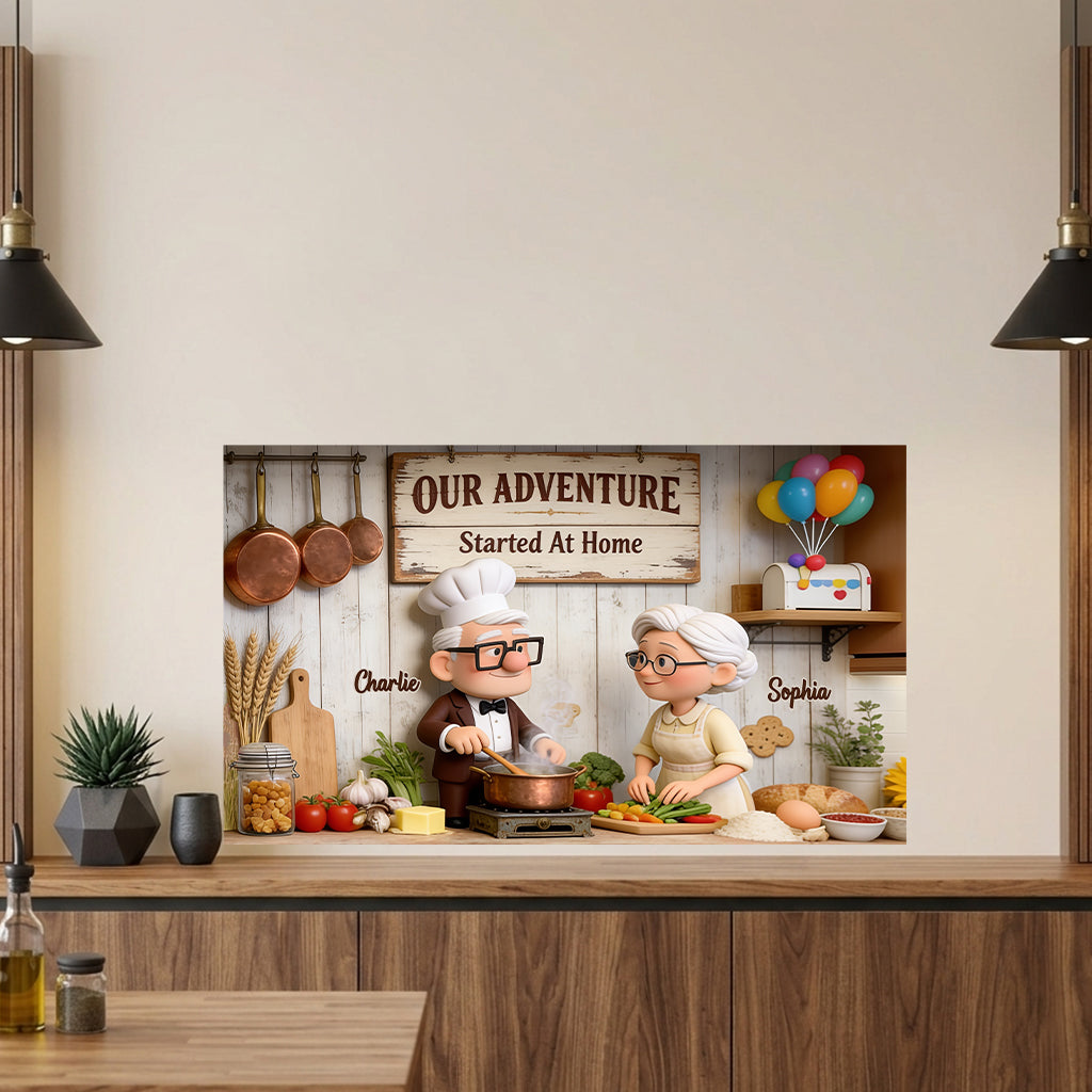 Personalized Old Couple Wall Decal Up Movie Theme Home Decor Wall Decal GradoCreations