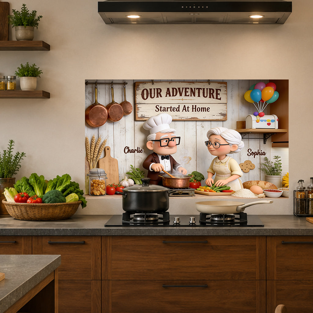 Personalized Old Couple Wall Decal Up Movie Theme Home Decor Wall Decal GradoCreations