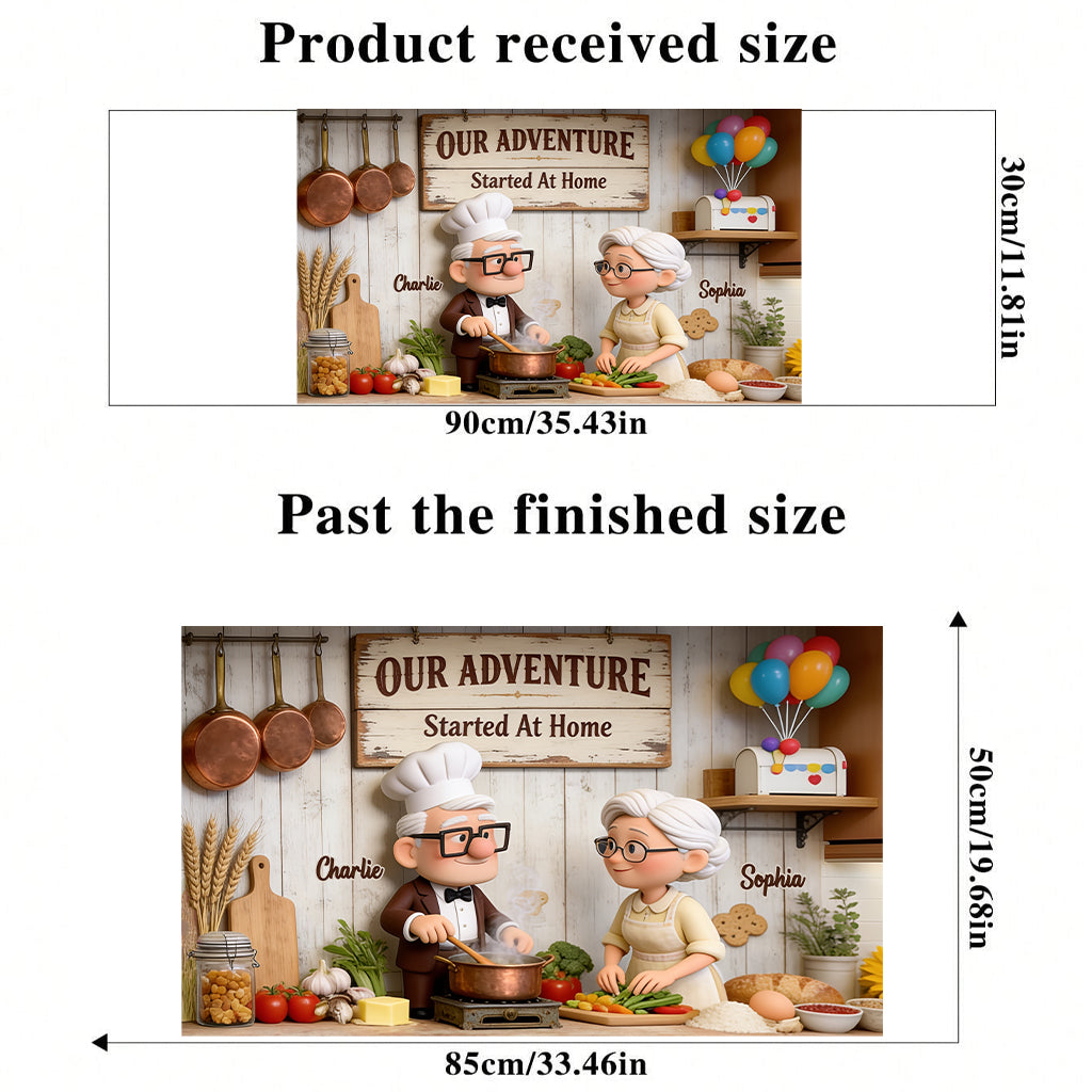 Personalized Old Couple Wall Decal Up Movie Theme Home Decor Wall Decal GradoCreations