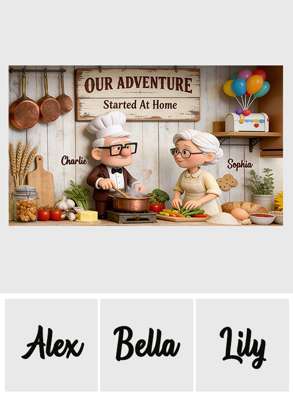 Personalized Old Couple Wall Decal Up Movie Theme Home Decor Wall Decal GradoCreations