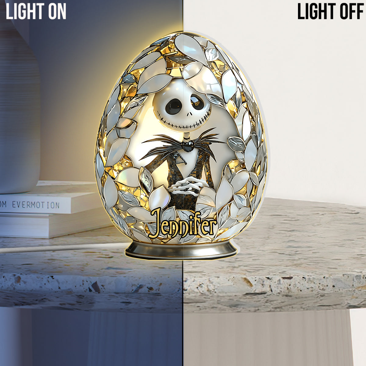 Personalized Nightmare Acrylic LED Night Light Unique Gift Acrylic LED Night Light GradoCreations