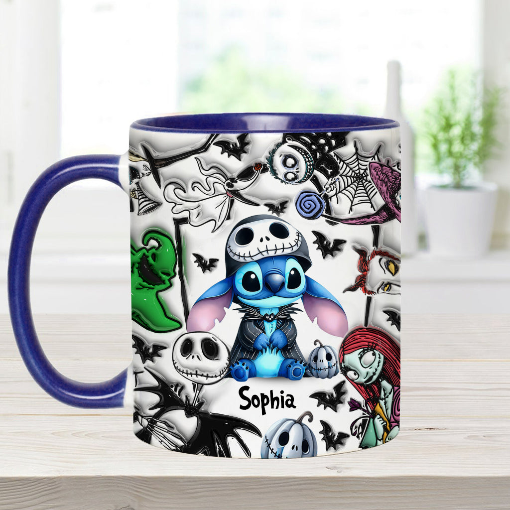 Personalized Ohana Accent Mug Custom Name Gift for Mom Accent Mug GradoCreations