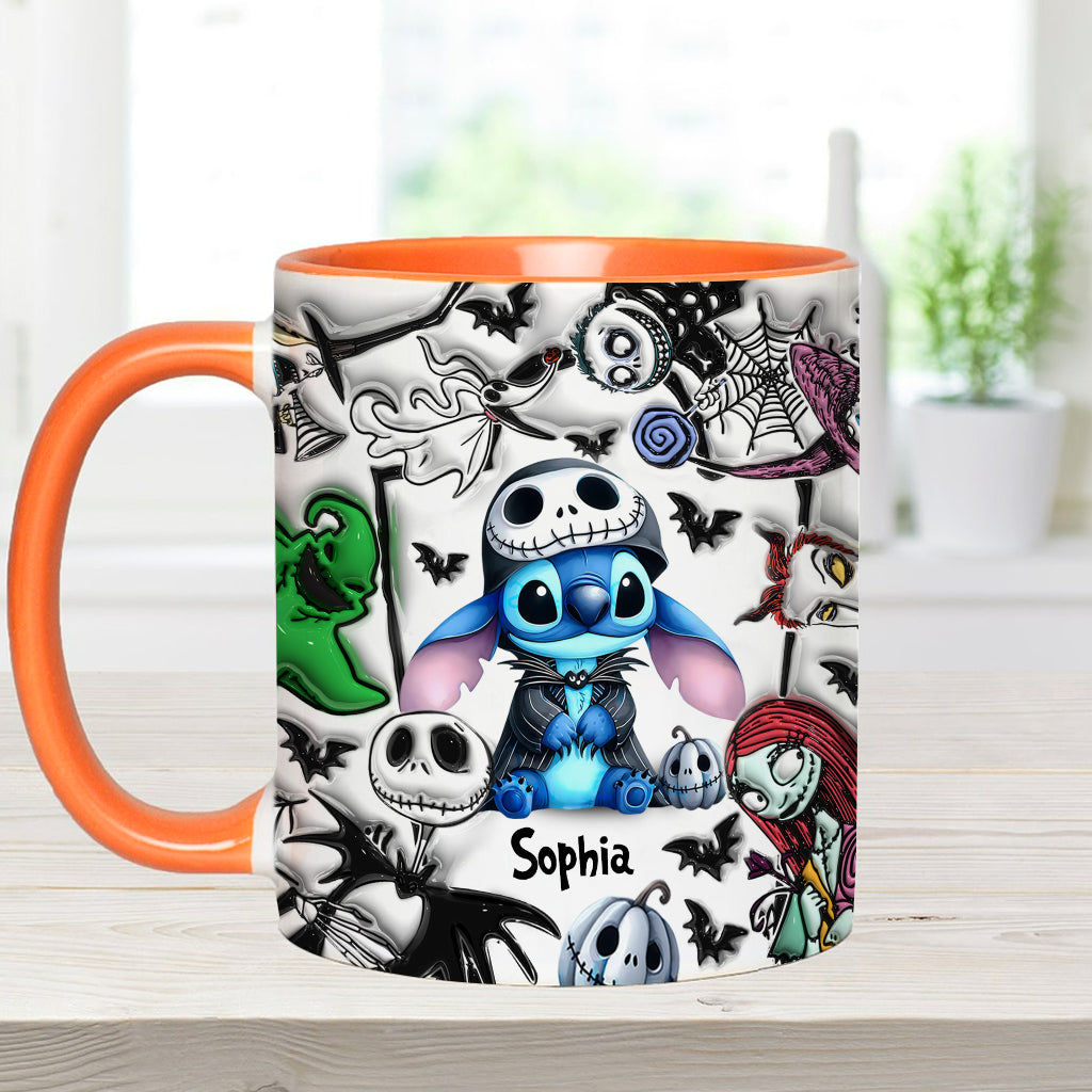 Personalized Ohana Accent Mug Custom Name Gift for Mom Accent Mug GradoCreations