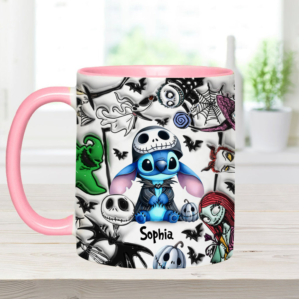 Personalized Ohana Accent Mug Custom Name Gift for Mom Accent Mug GradoCreations
