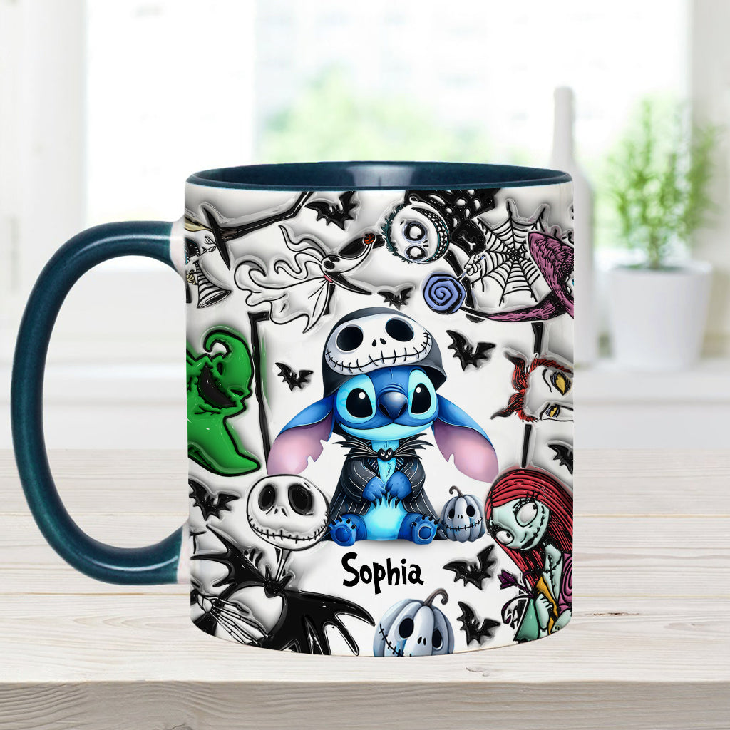 Personalized Ohana Accent Mug Custom Name Gift for Mom Accent Mug GradoCreations