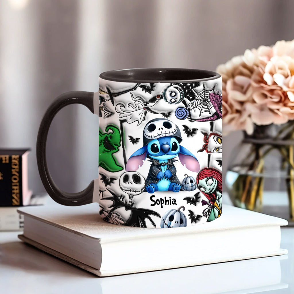 Personalized Ohana Accent Mug Custom Name Gift for Mom Accent Mug GradoCreations