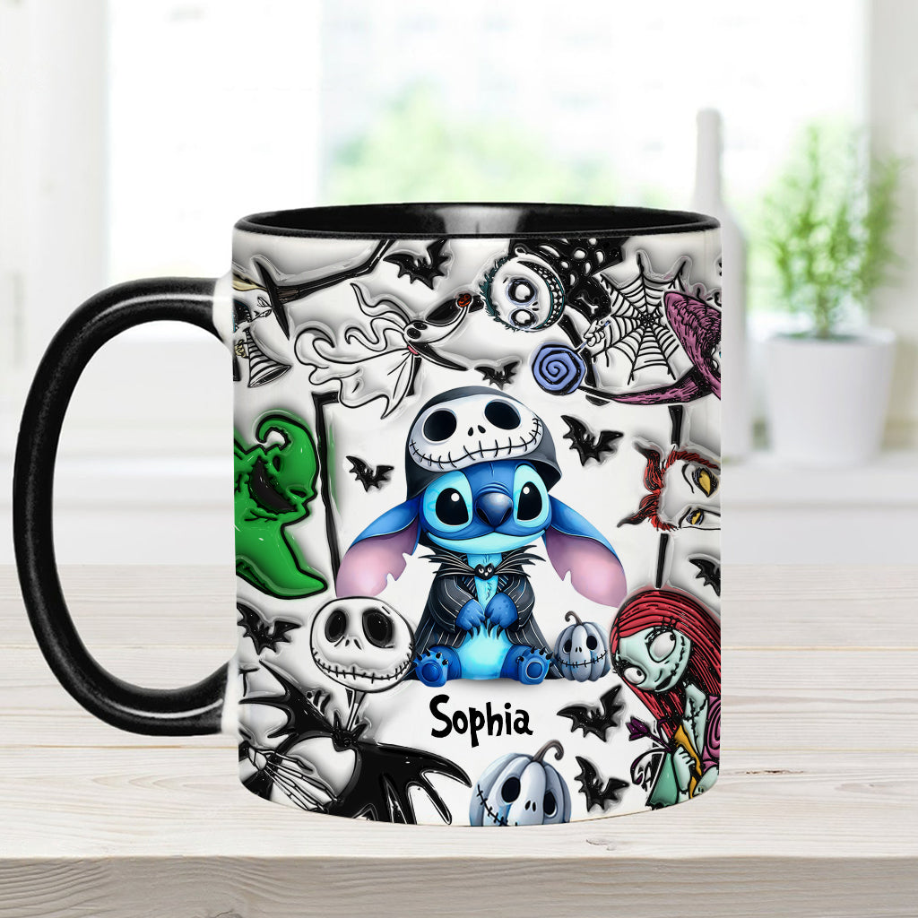 Personalized Ohana Accent Mug Custom Name Gift for Mom Accent Mug GradoCreations