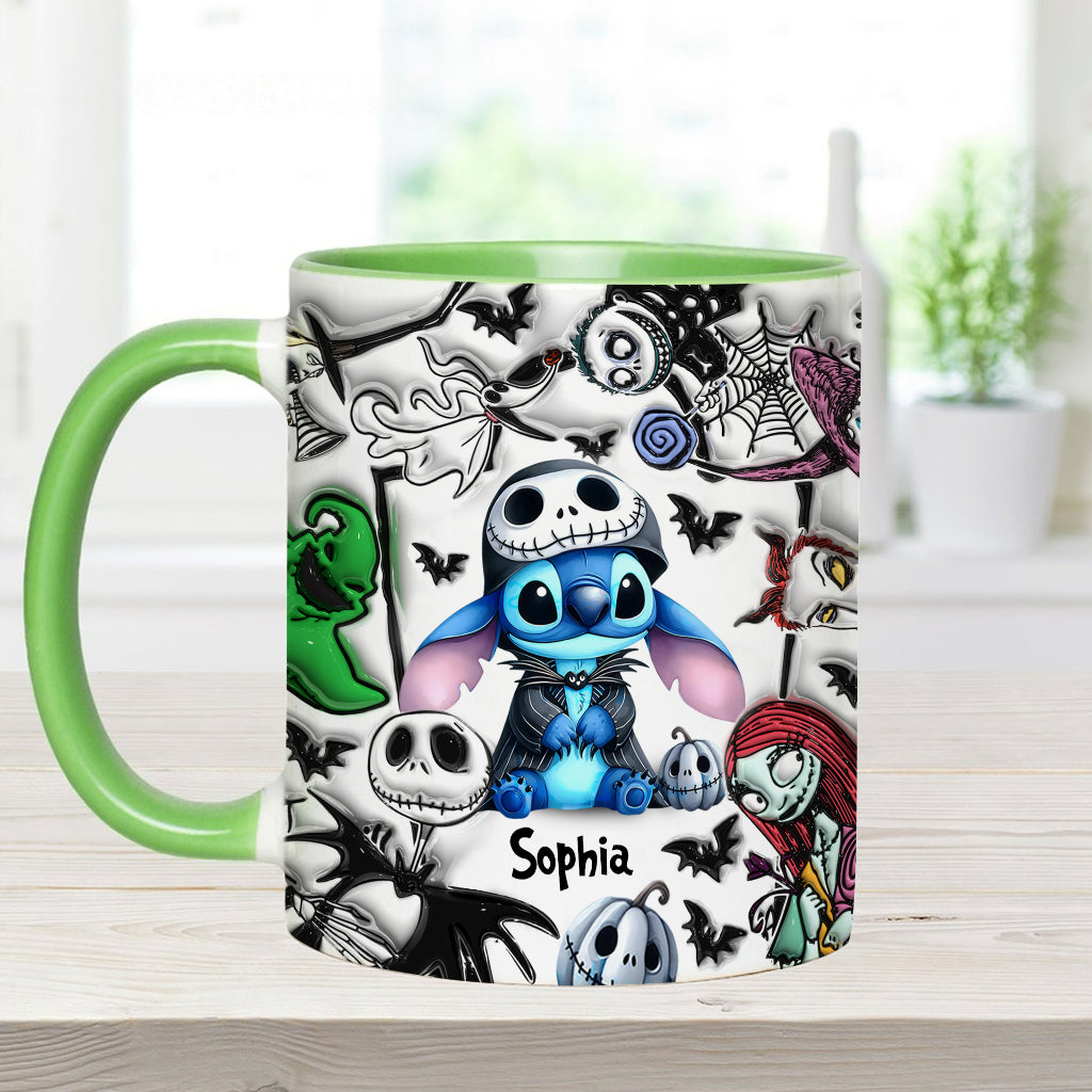 Personalized Ohana Accent Mug Custom Name Gift for Mom Accent Mug GradoCreations