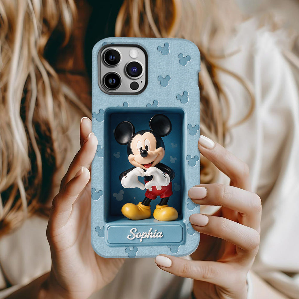 Personalized Phone Case with Cute Characters Custom Name Gift for Movie Fans Phone Case GradoCreations