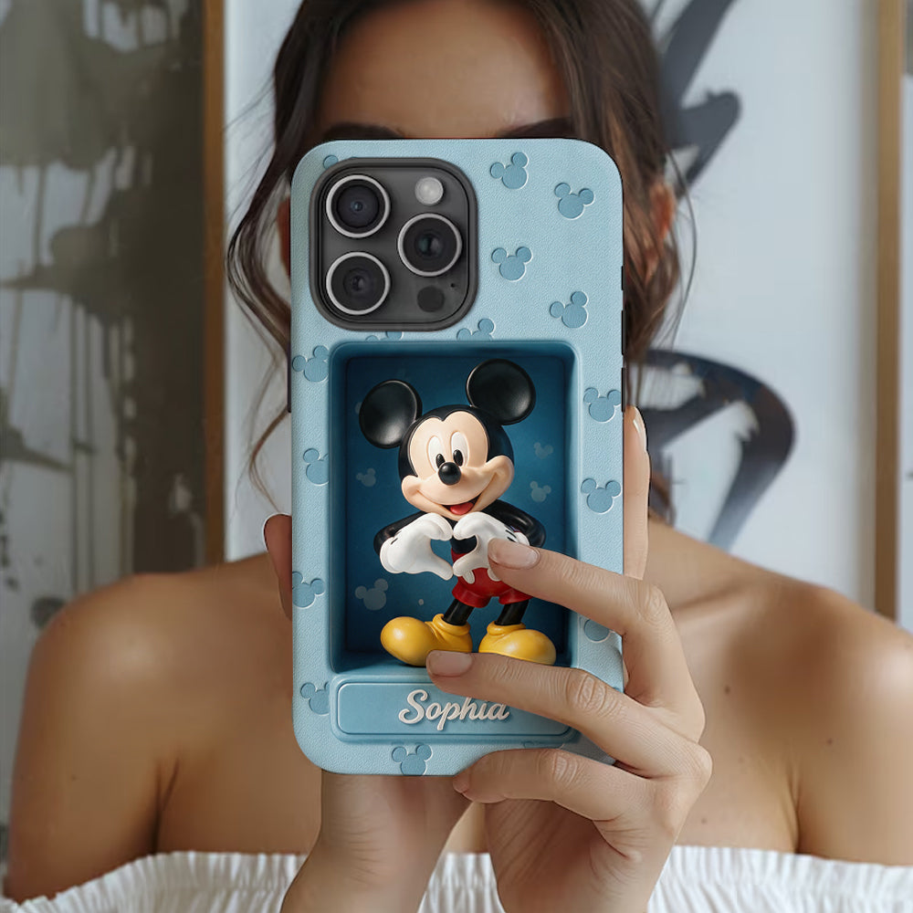 Personalized Phone Case with Cute Characters Custom Name Gift for Movie Fans Phone Case GradoCreations