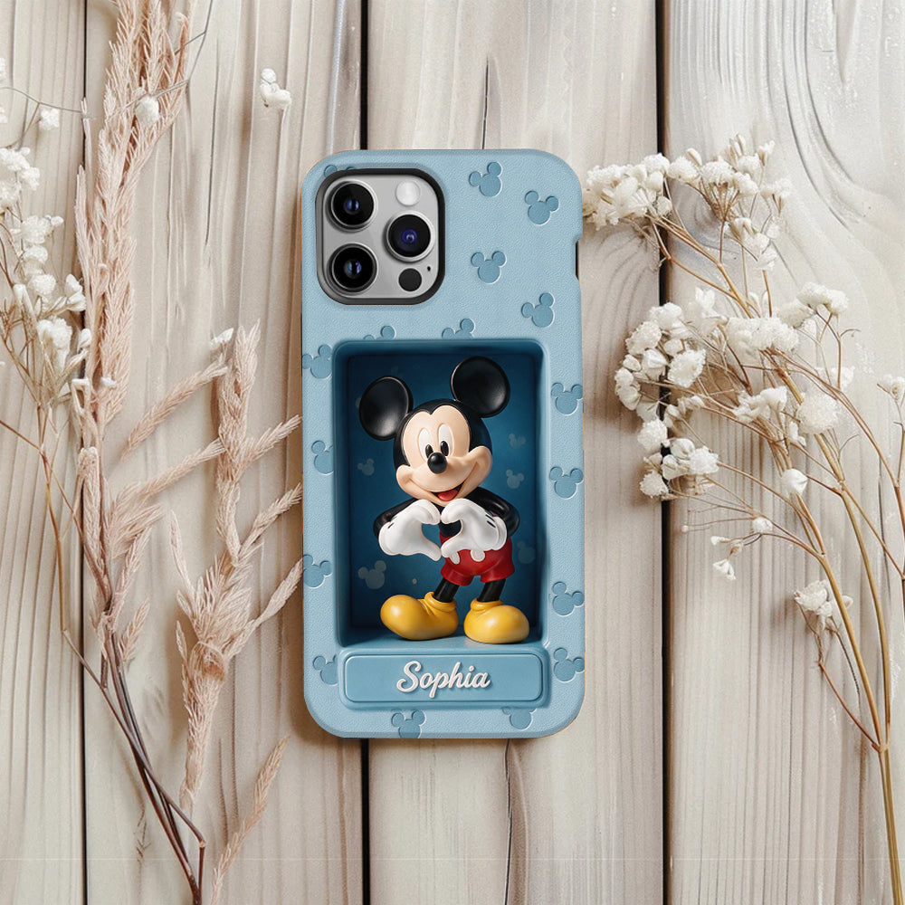 Personalized Phone Case with Cute Characters Custom Name Gift for Movie Fans Phone Case GradoCreations