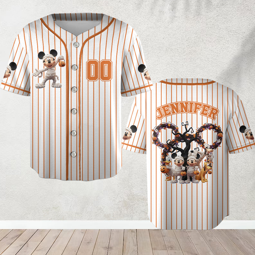 Personalized Halloween Baseball Jersey Custom Name for Kids Baseball Jersey GradoCreations