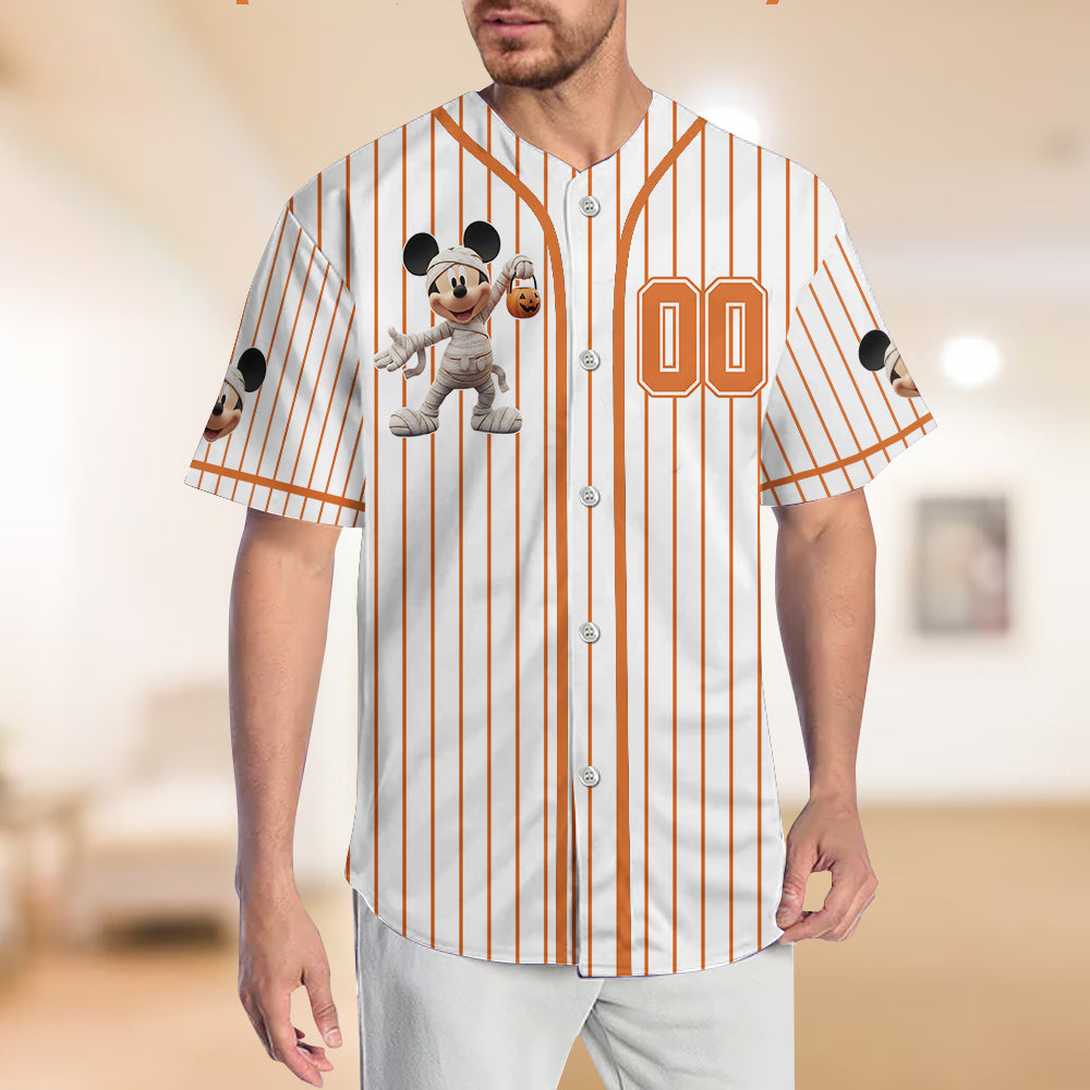 Personalized Halloween Baseball Jersey Custom Name for Kids Baseball Jersey GradoCreations
