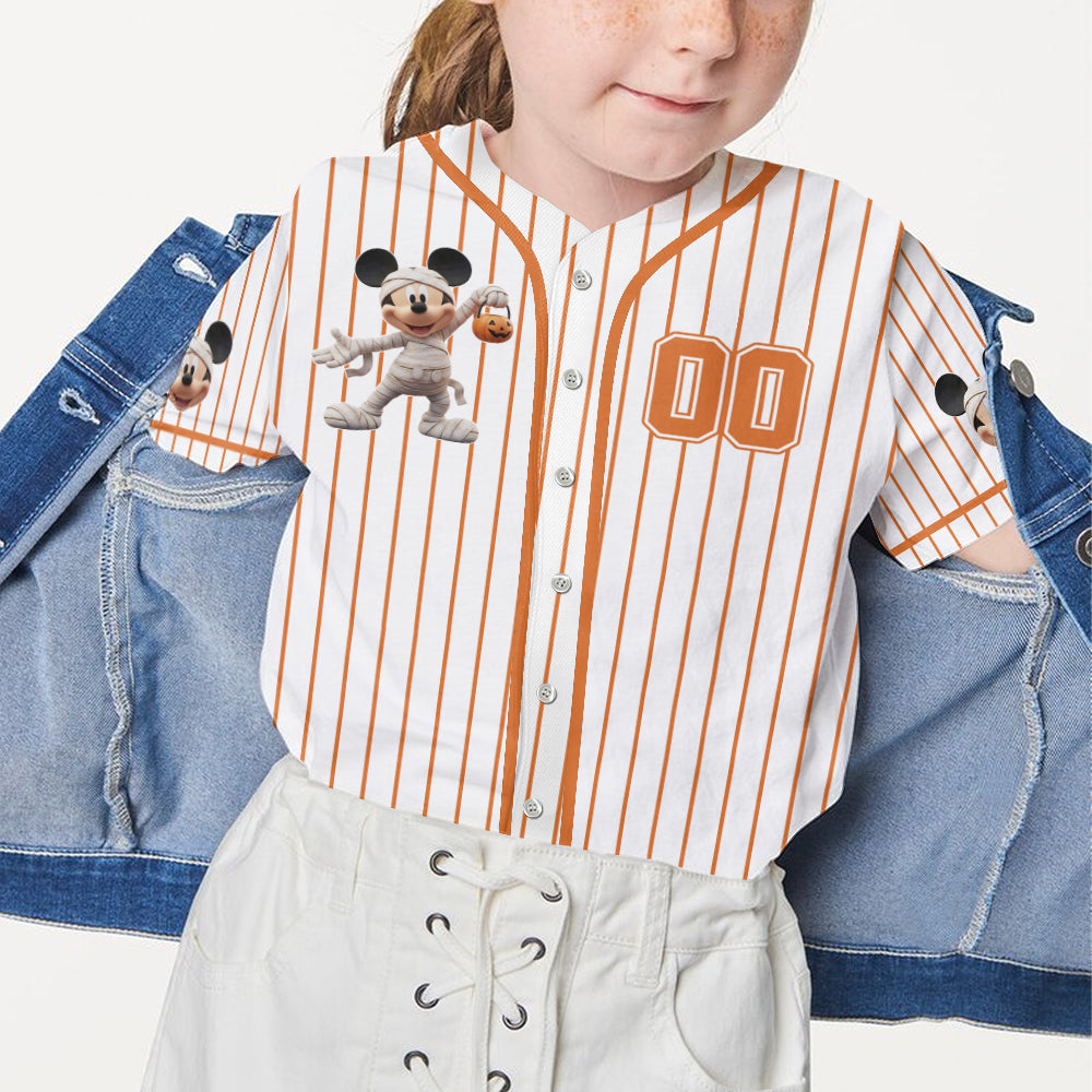 Personalized Halloween Baseball Jersey Custom Name for Kids Baseball Jersey GradoCreations