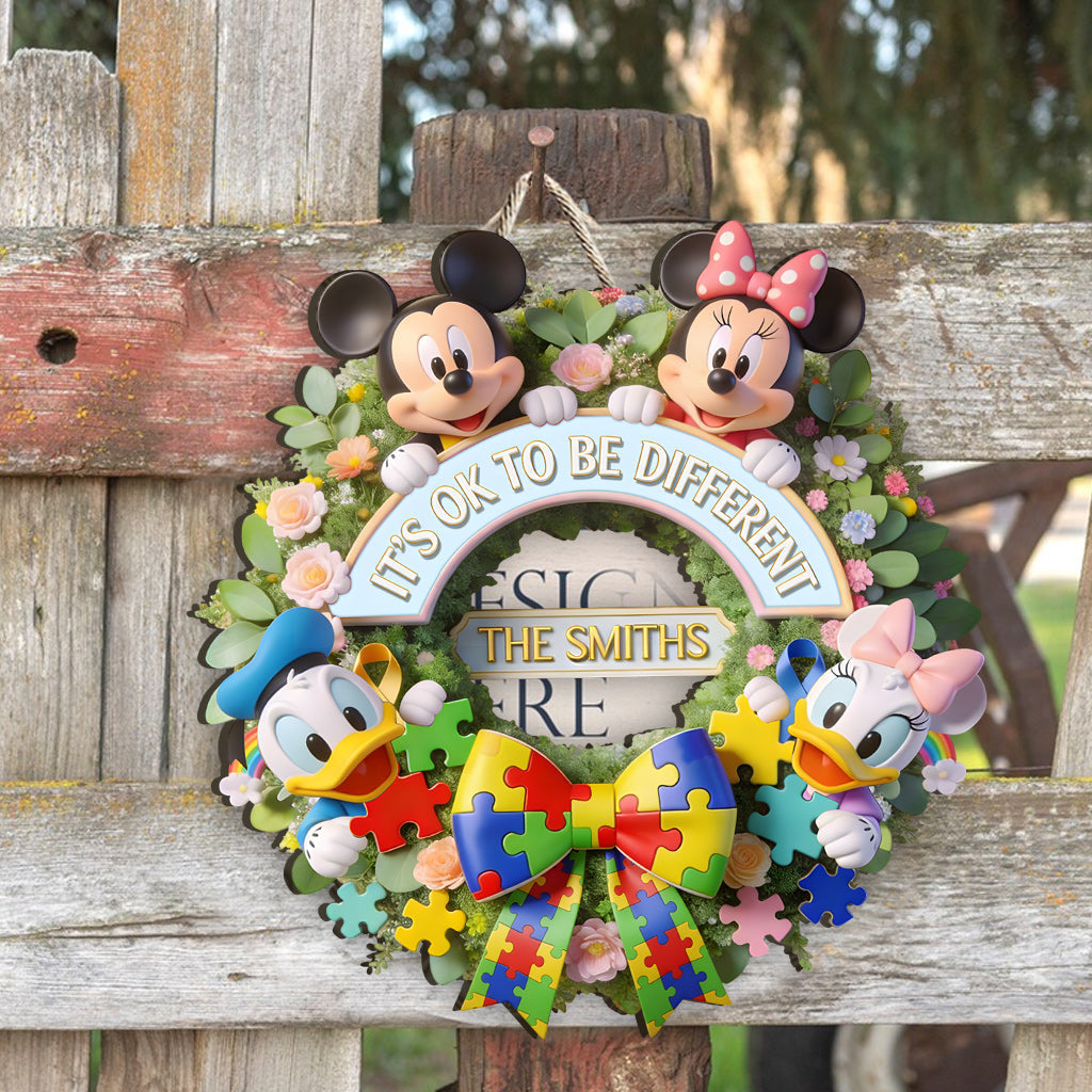 Personalized Autism Awareness Wood Sign Custom Name Gift Wood Sign GradoCreations