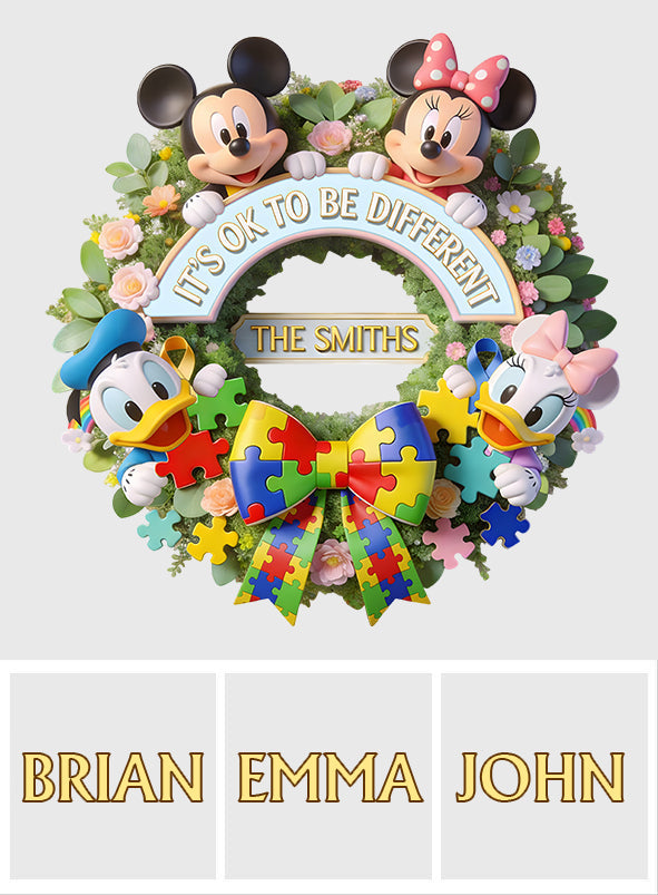 Personalized Autism Awareness Wood Sign Custom Name Gift Wood Sign GradoCreations