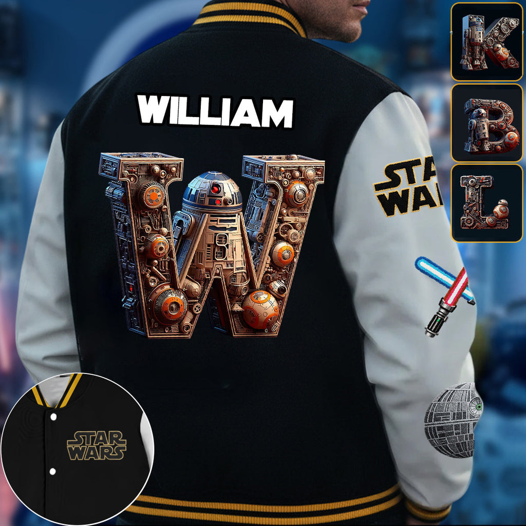 Personalized The Force Varsity Jacket Custom Name Gift Varsity Jacket GradoCreations
