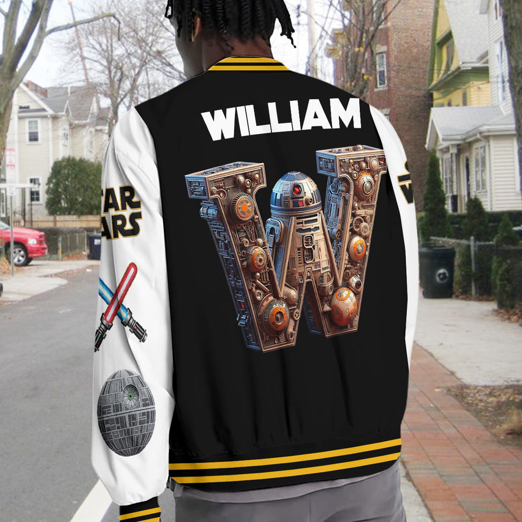 Personalized The Force Varsity Jacket Custom Name Gift Varsity Jacket GradoCreations