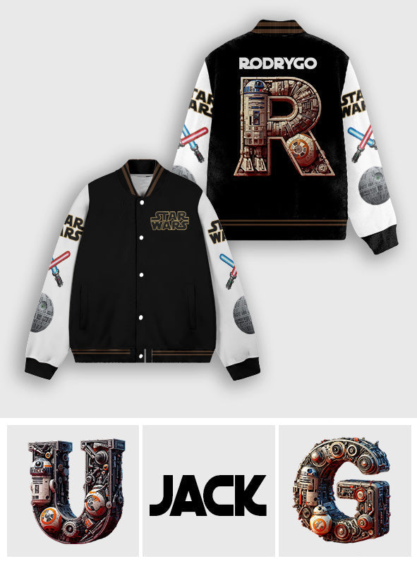 Personalized The Force Varsity Jacket Custom Name Gift Varsity Jacket GradoCreations