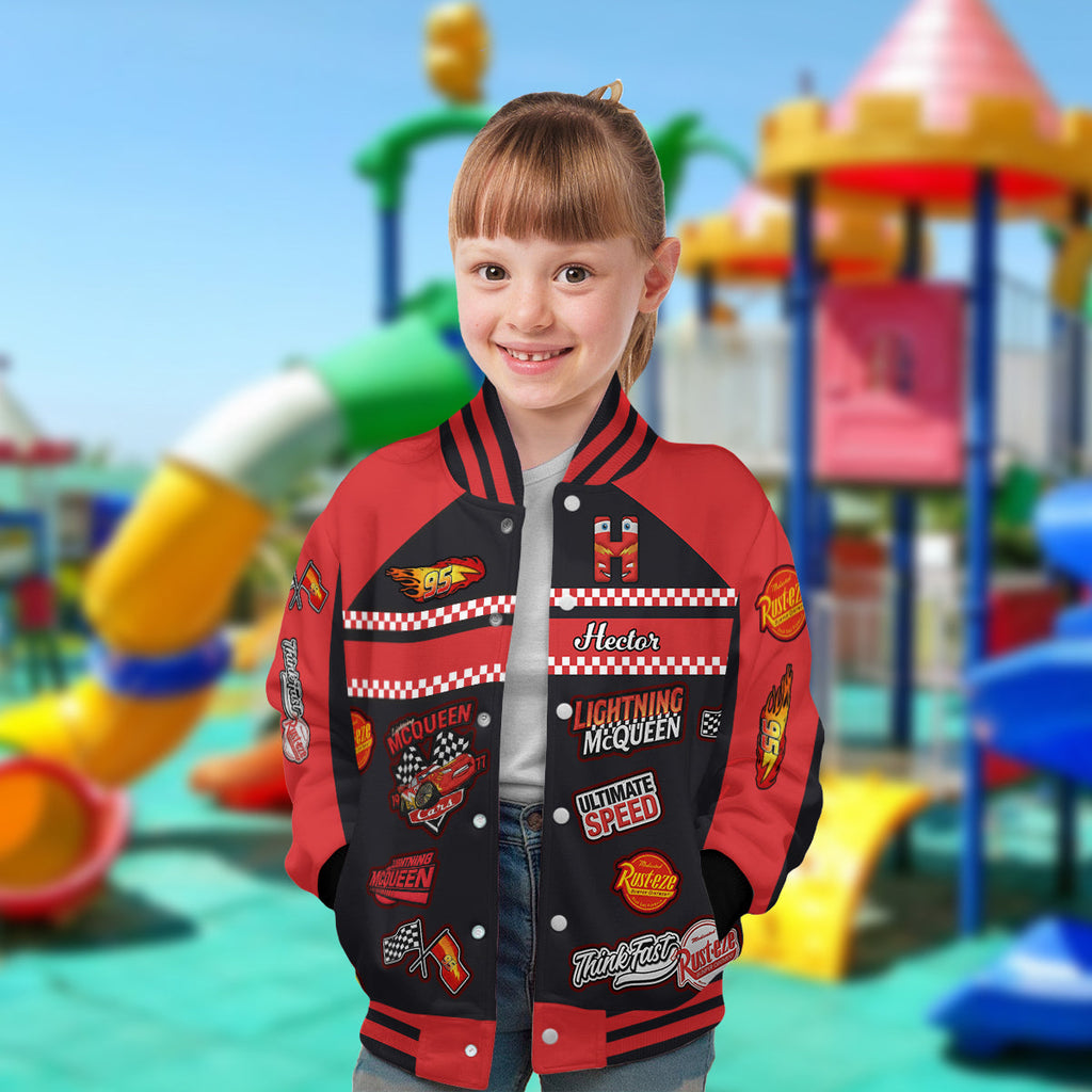 Personalized Cars Varsity Jacket Custom Photo Gift for Kids Varsity Jacket GradoCreations