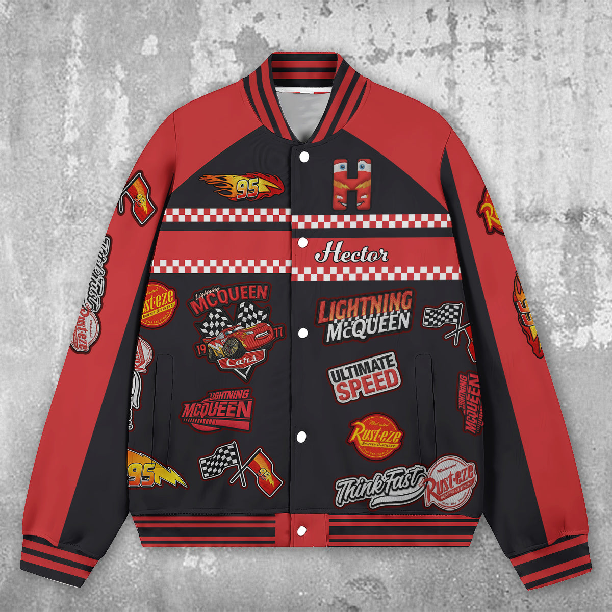 Personalized Cars Varsity Jacket Custom Photo Gift for Kids Varsity Jacket GradoCreations