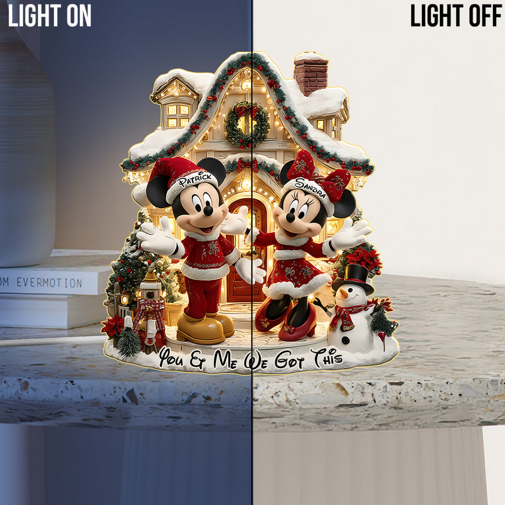 Personalized Acrylic LED Night Light for Home Decor Gift Acrylic LED Night Light GradoCreations