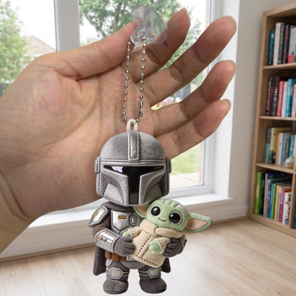 Personalized Star Wars Tumbler with Plush Charm for Fans Tumbler With Plush Charm GradoCreations