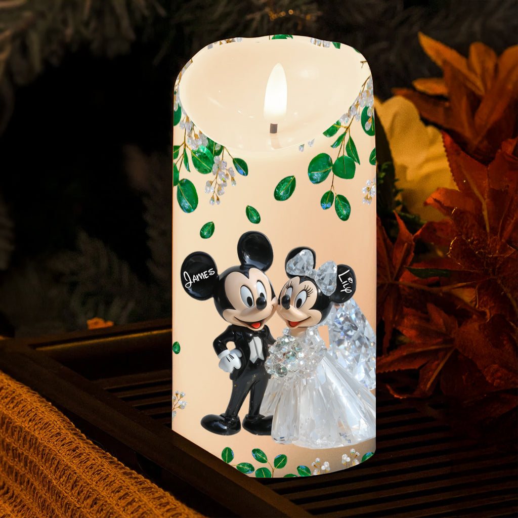 Personalized Flameless Candle with Custom Photo for Memorial Tribute Flameless Candle GradoCreations