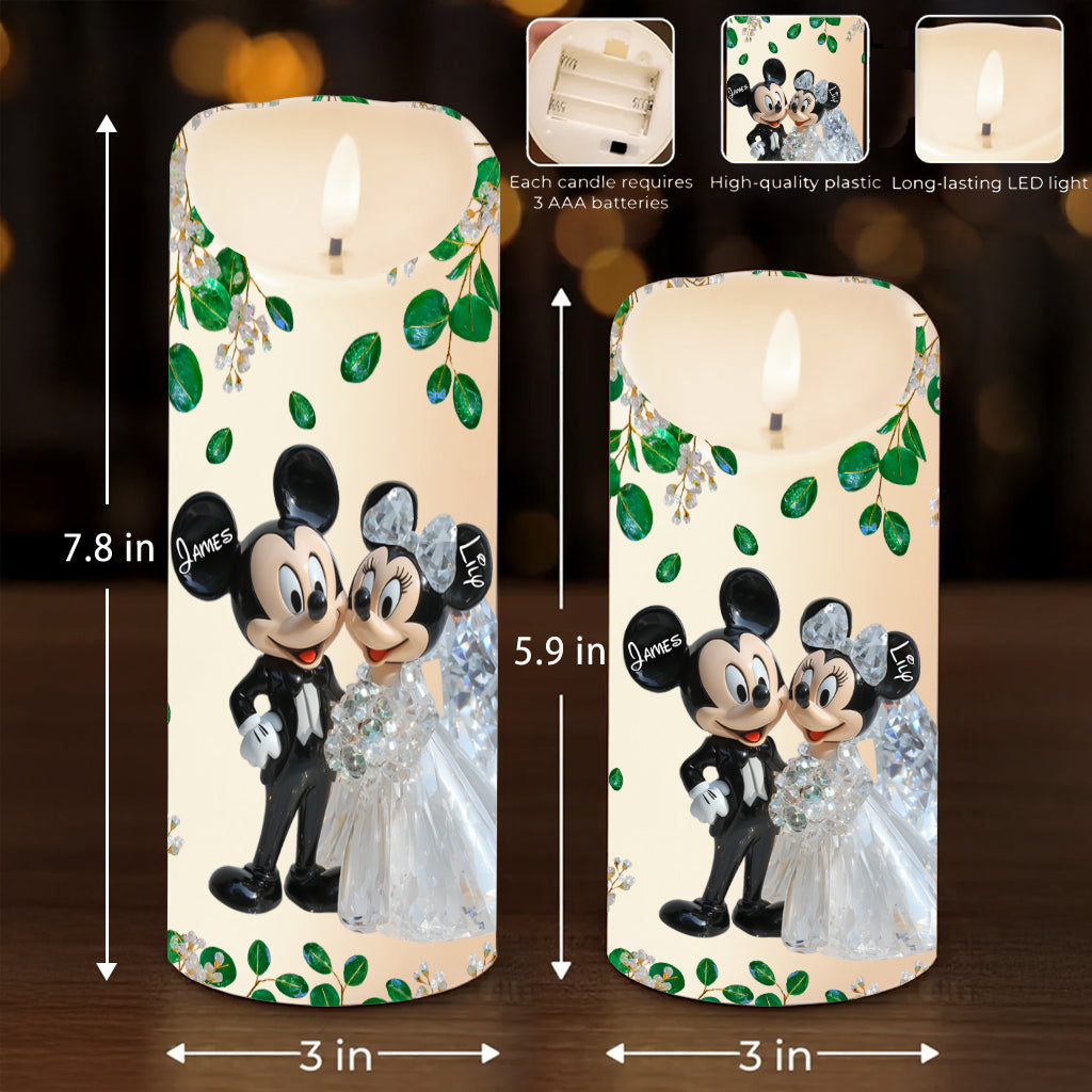 Personalized Flameless Candle with Custom Photo for Memorial Tribute Flameless Candle GradoCreations