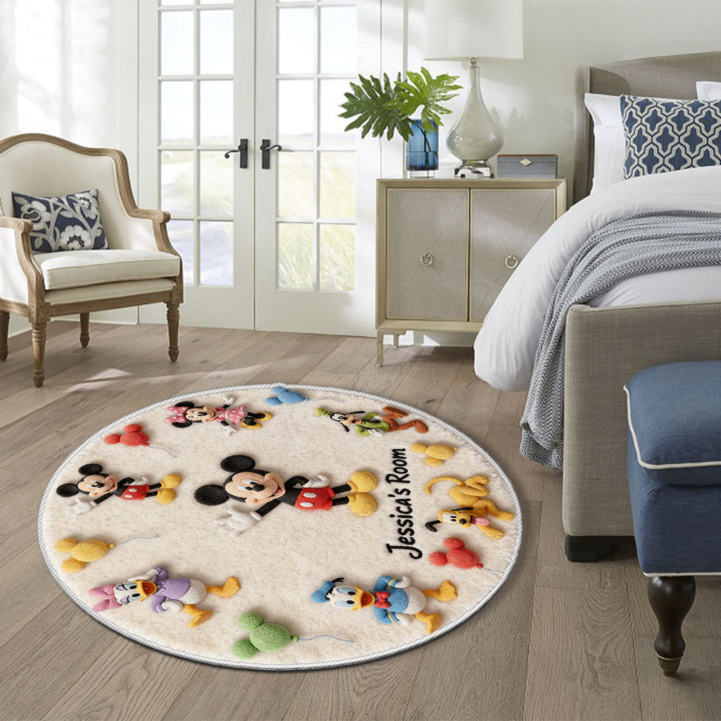 Personalized Movie-Themed Tufted Rug for Kids' Rooms Tufted Rug GradoCreations