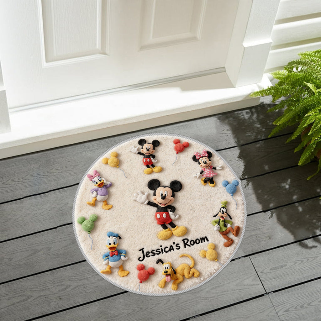 Personalized Movie-Themed Tufted Rug for Kids' Rooms Tufted Rug GradoCreations