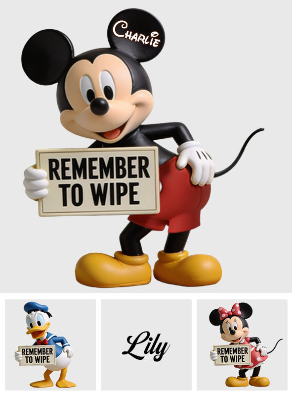 Personalized Mouse Paper Towel Stand Custom Name Kitchen Gift Paper Towel Stand GradoCreations