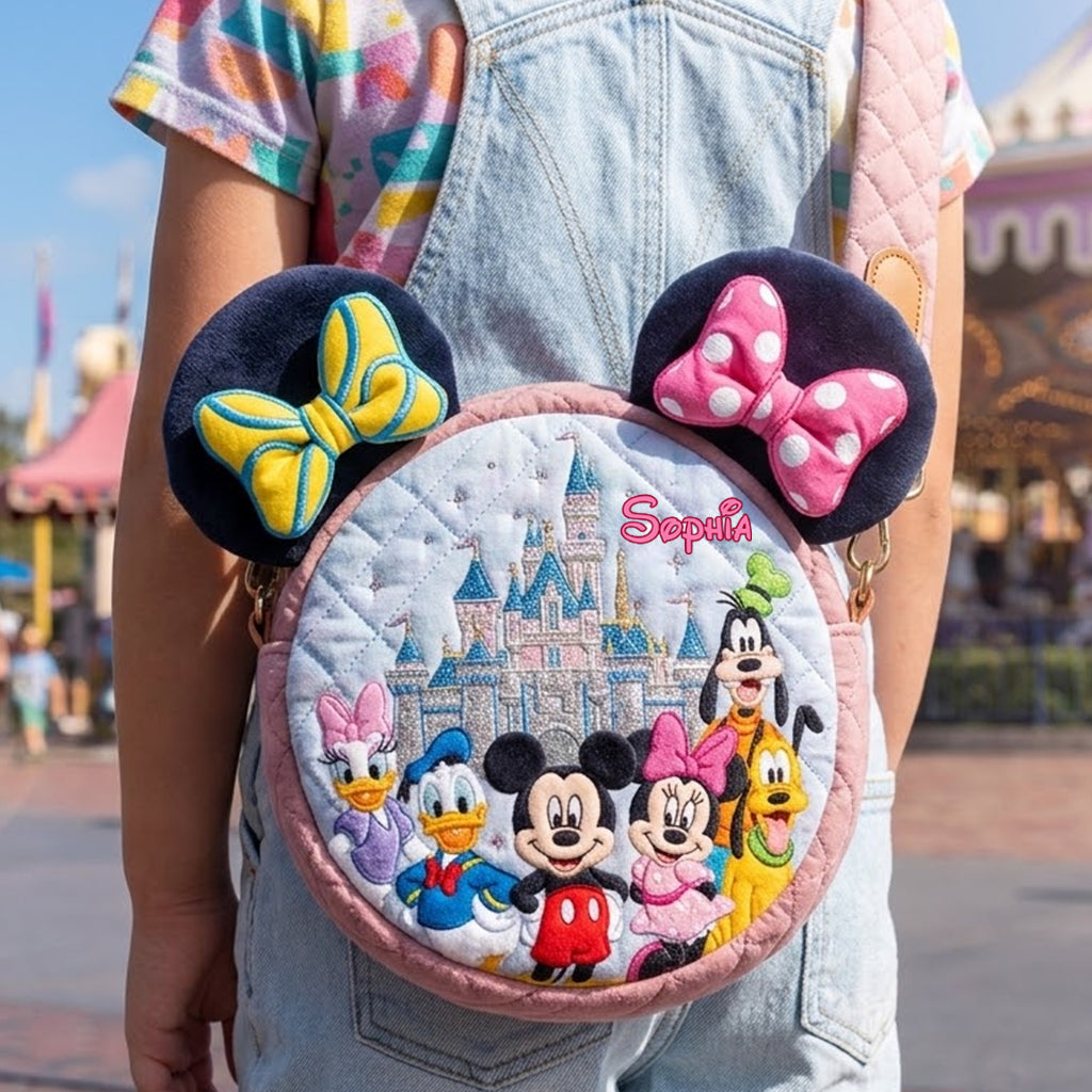 Personalized Plush Crossbody Bag Custom Design for Kids Plush Crossbag GradoCreations