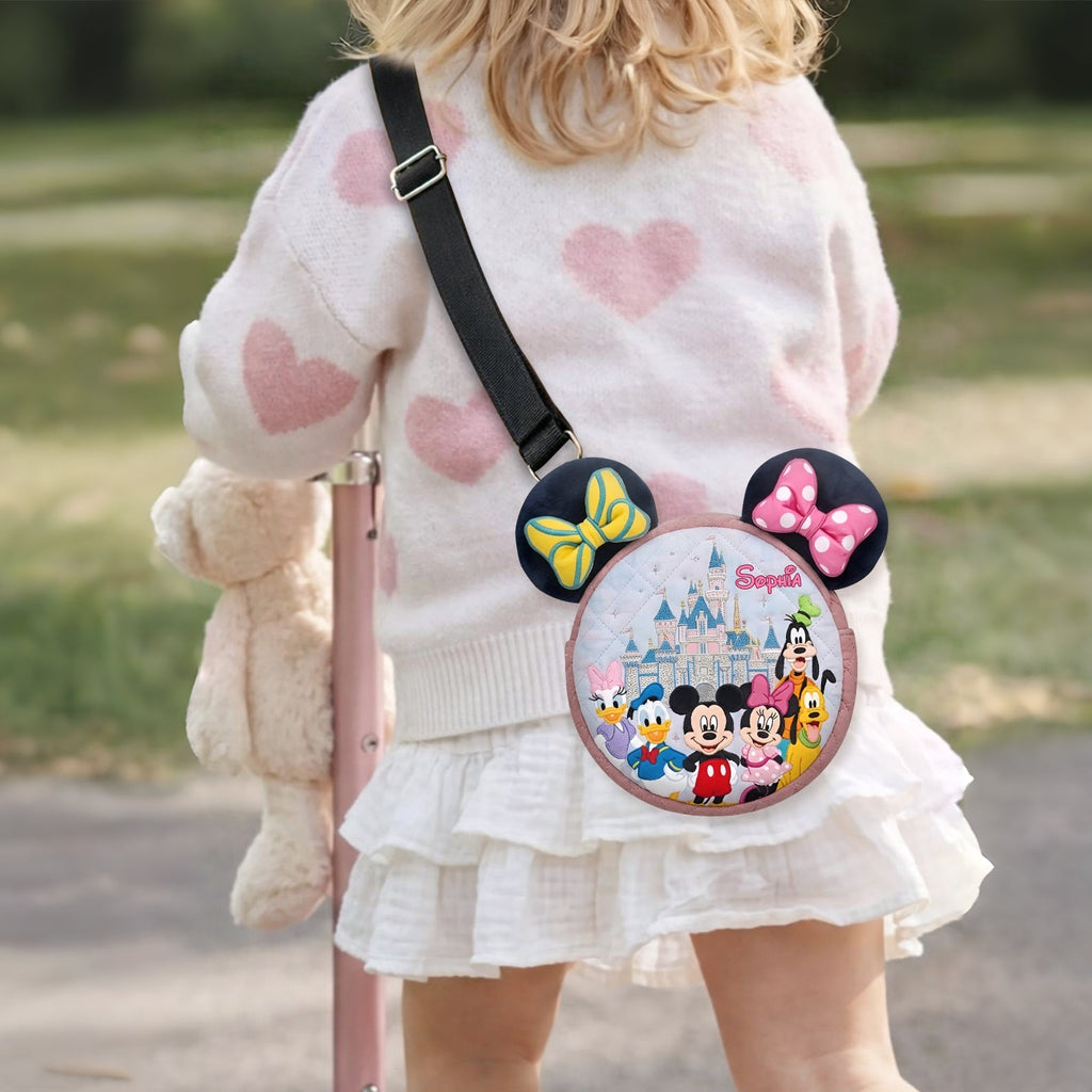 Personalized Plush Crossbody Bag Custom Design for Kids Plush Crossbag GradoCreations