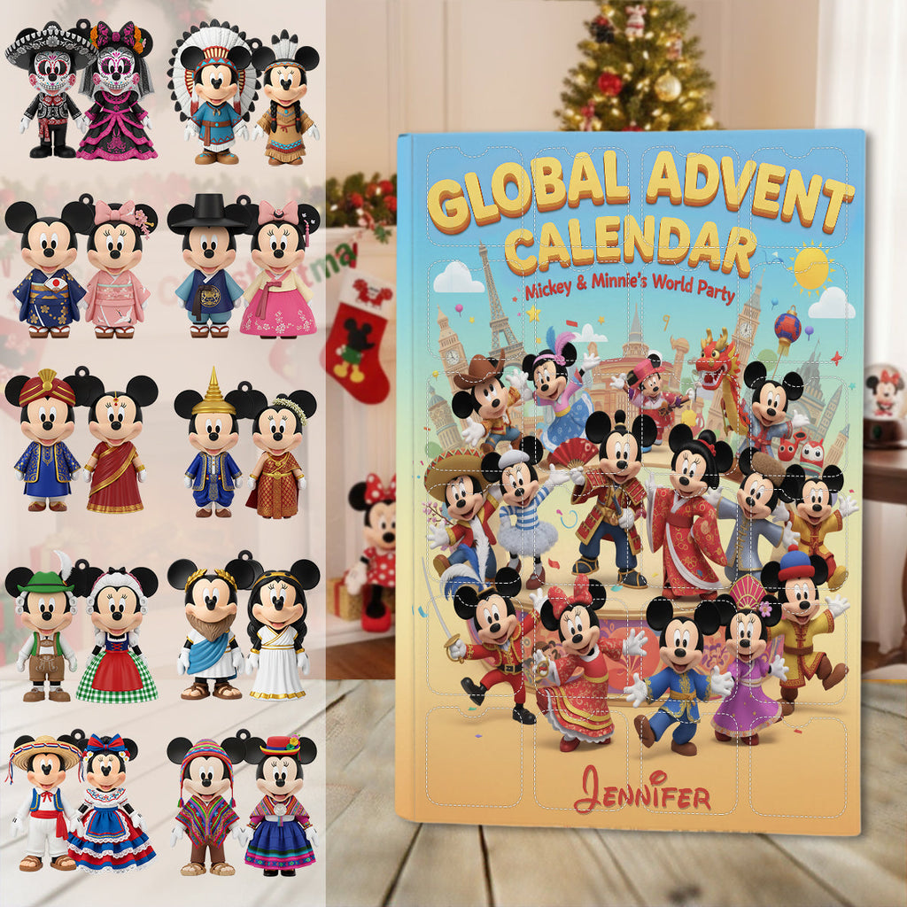 Personalized Advent Calendar with Mini Ornaments for Kids Advent Calendar With Ornaments GradoCreations