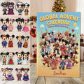 Personalized Advent Calendar with Mini Ornaments for Kids Advent Calendar With Ornaments GradoCreations