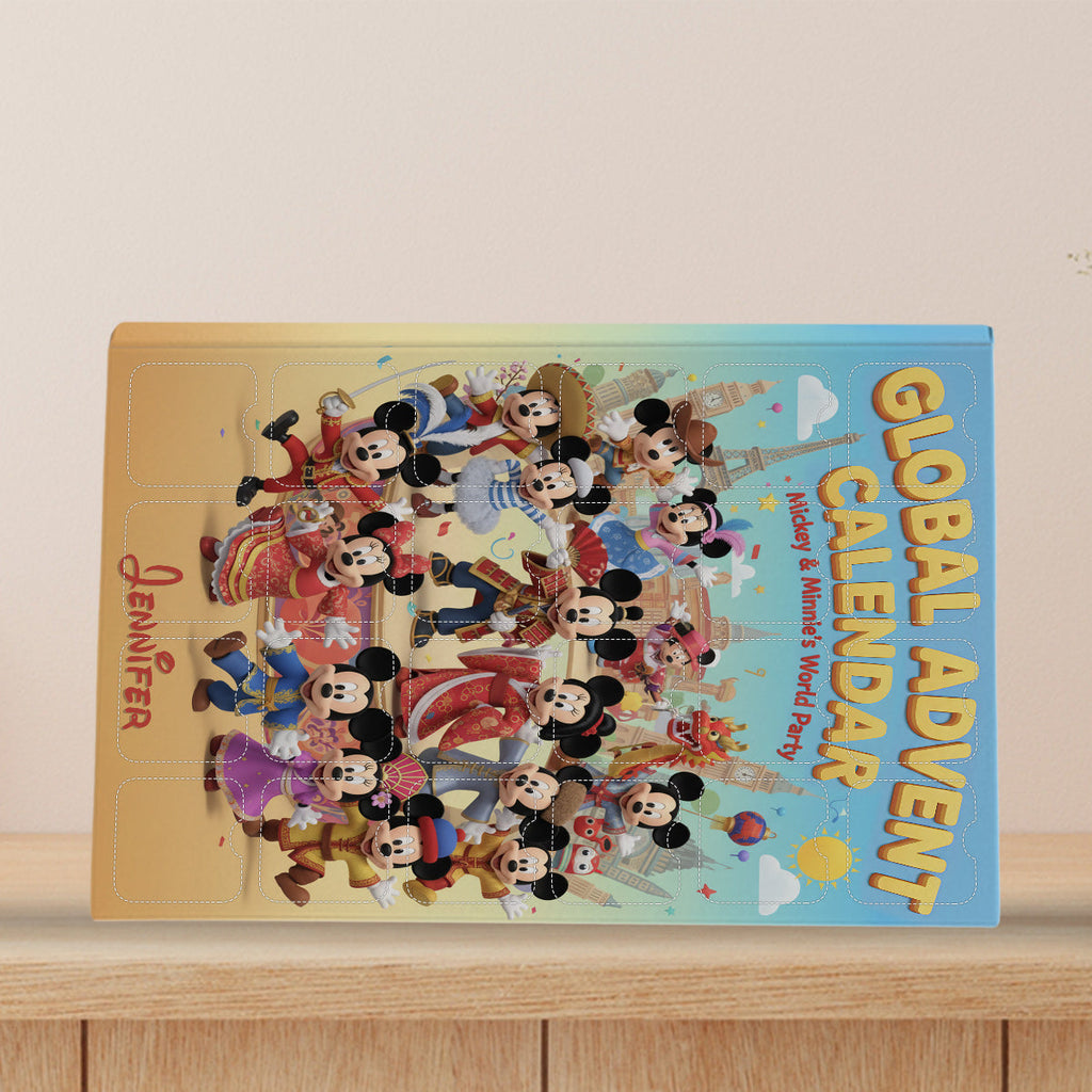 Personalized Advent Calendar with Mini Ornaments for Kids Advent Calendar With Ornaments GradoCreations