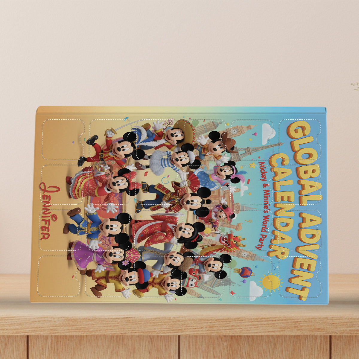 Personalized Advent Calendar with Mini Ornaments for Kids Advent Calendar With Ornaments GradoCreations