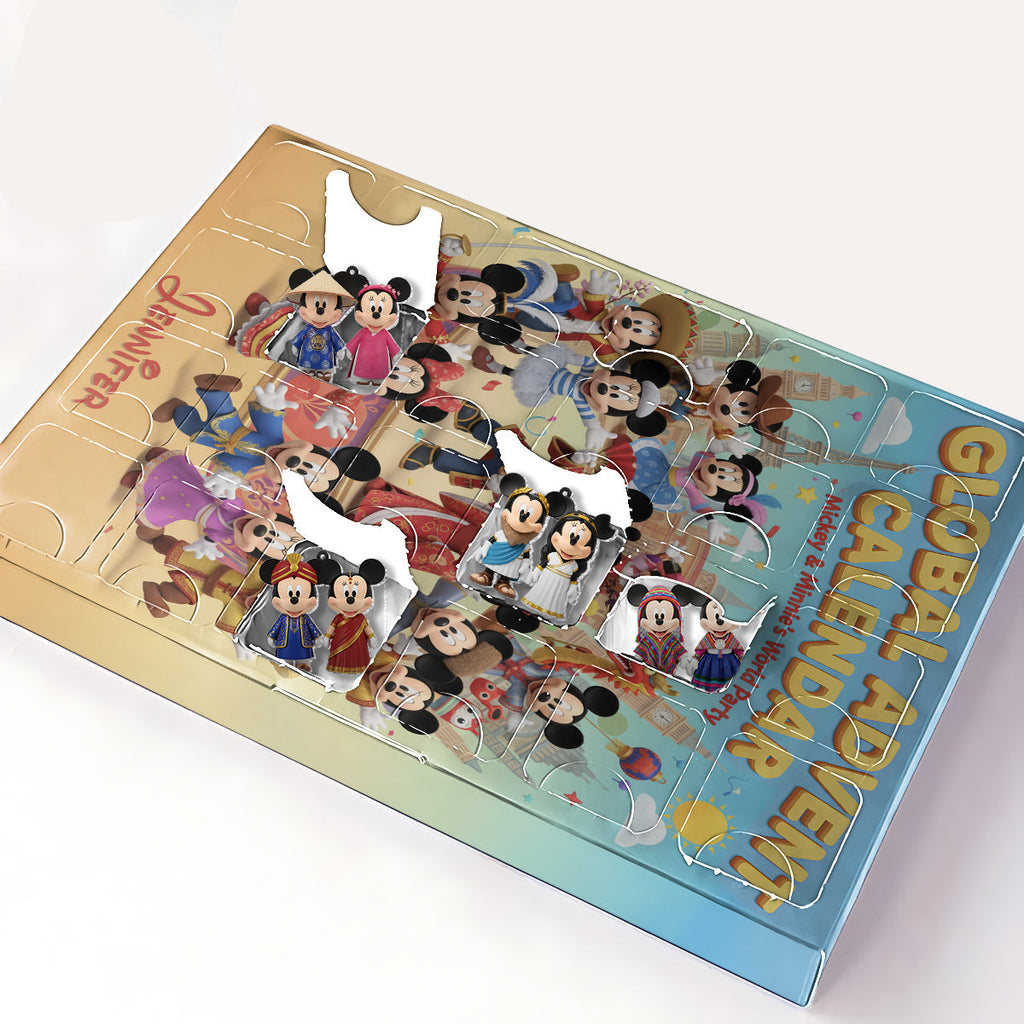 Personalized Advent Calendar with Mini Ornaments for Kids Advent Calendar With Ornaments GradoCreations