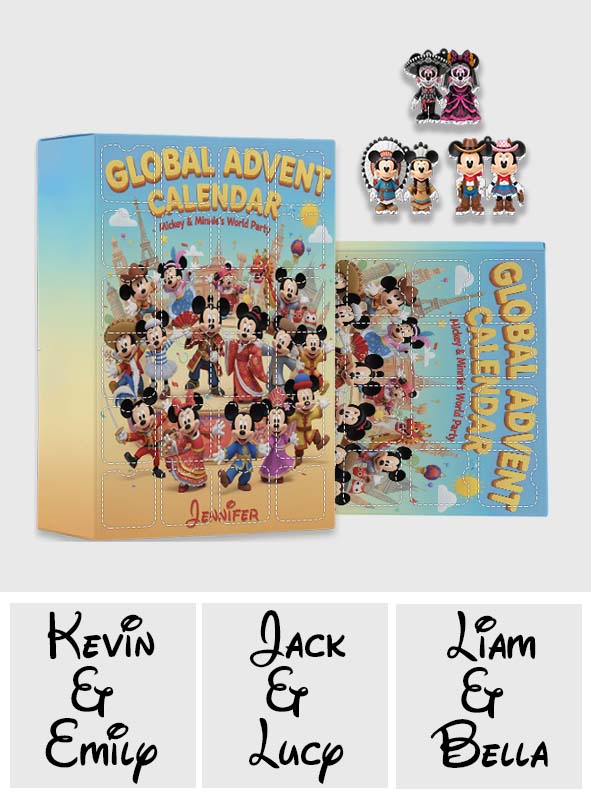 Personalized Advent Calendar with Mini Ornaments for Kids Advent Calendar With Ornaments GradoCreations