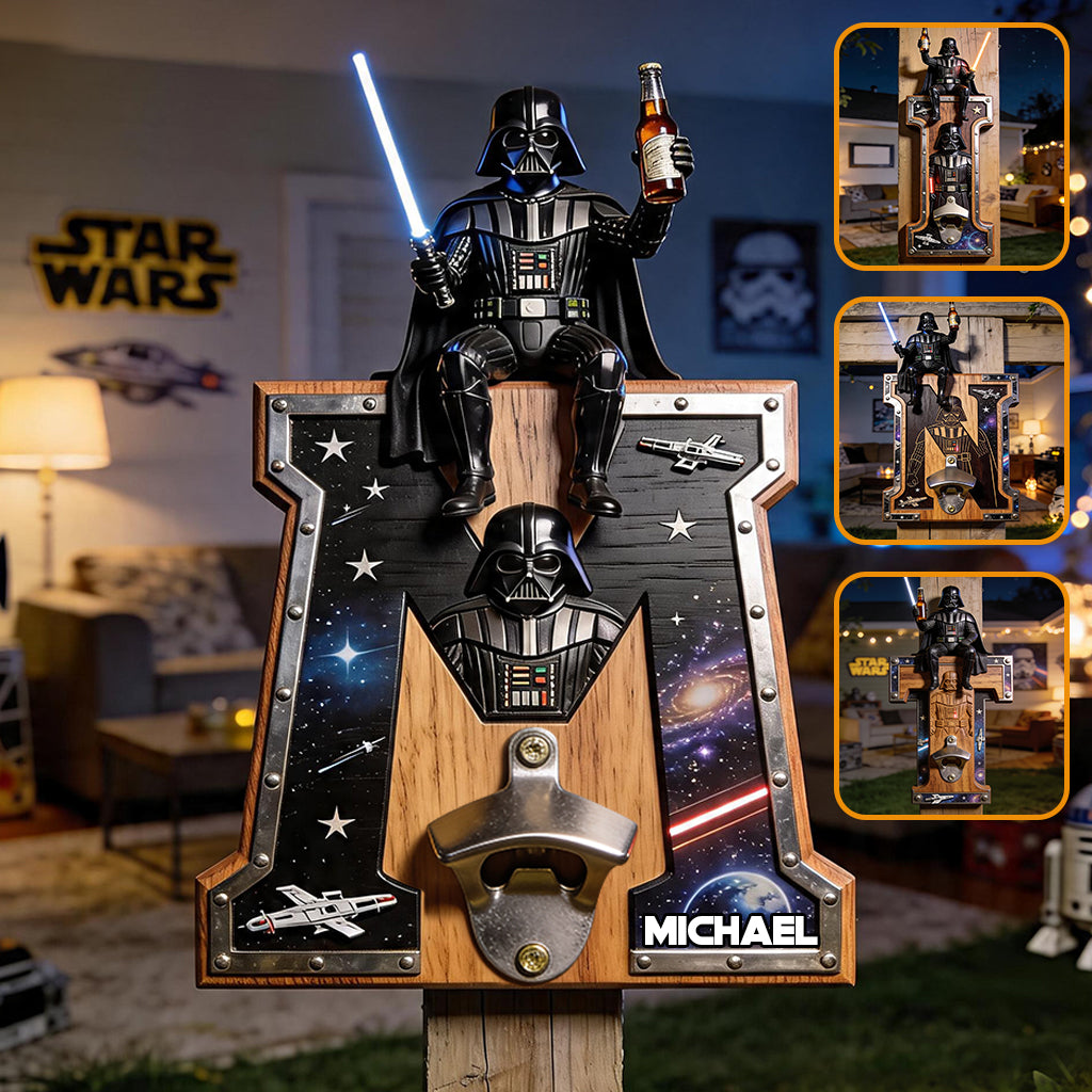 Personalized Star Wars Wall Bottle Opener for Beer Lovers Wall Bottle Opener GradoCreations