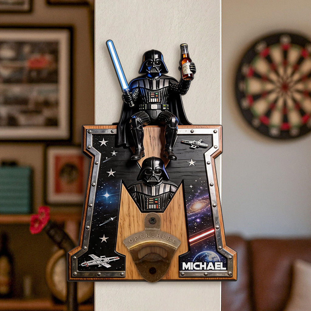 Personalized Star Wars Wall Bottle Opener for Beer Lovers Wall Bottle Opener GradoCreations