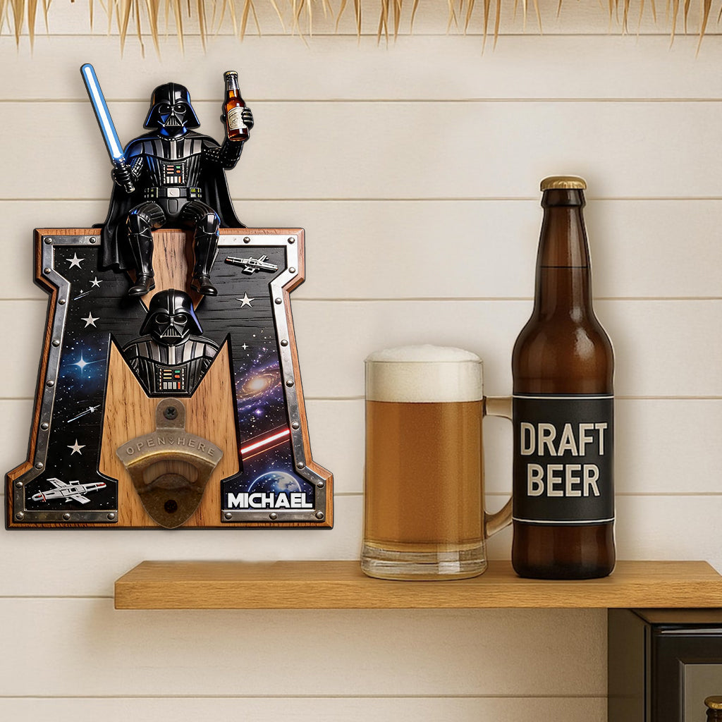 Personalized Star Wars Wall Bottle Opener for Beer Lovers Wall Bottle Opener GradoCreations