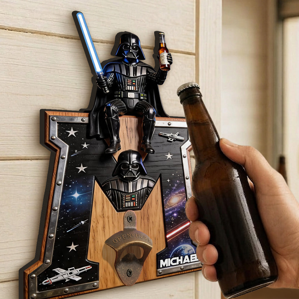 Personalized Star Wars Wall Bottle Opener for Beer Lovers Wall Bottle Opener GradoCreations