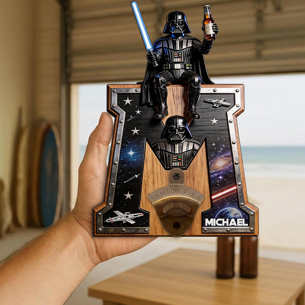 Personalized Star Wars Wall Bottle Opener for Beer Lovers Wall Bottle Opener GradoCreations