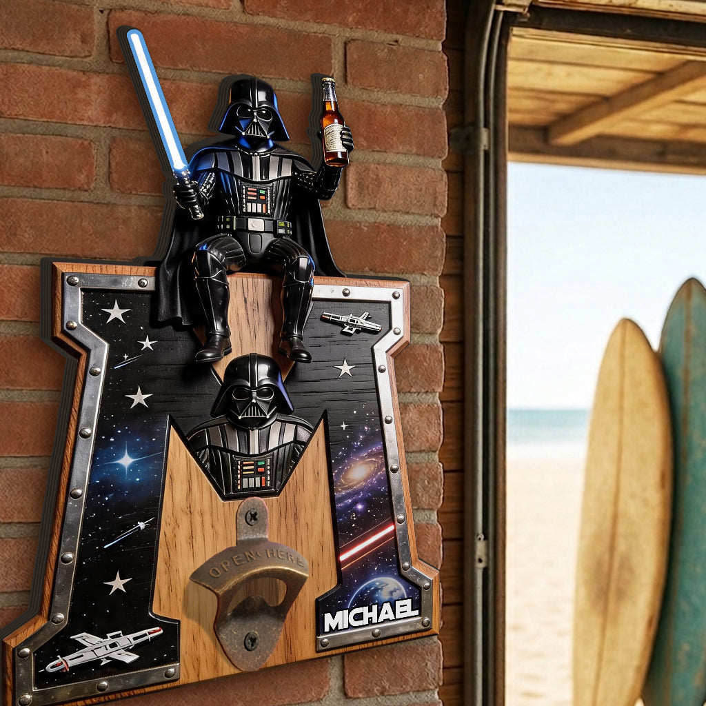 Personalized Star Wars Wall Bottle Opener for Beer Lovers Wall Bottle Opener GradoCreations