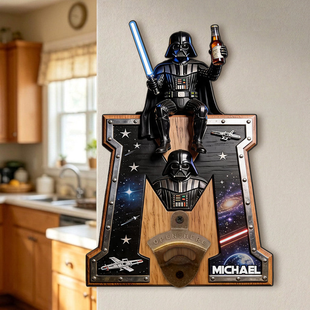 Personalized Star Wars Wall Bottle Opener for Beer Lovers Wall Bottle Opener GradoCreations