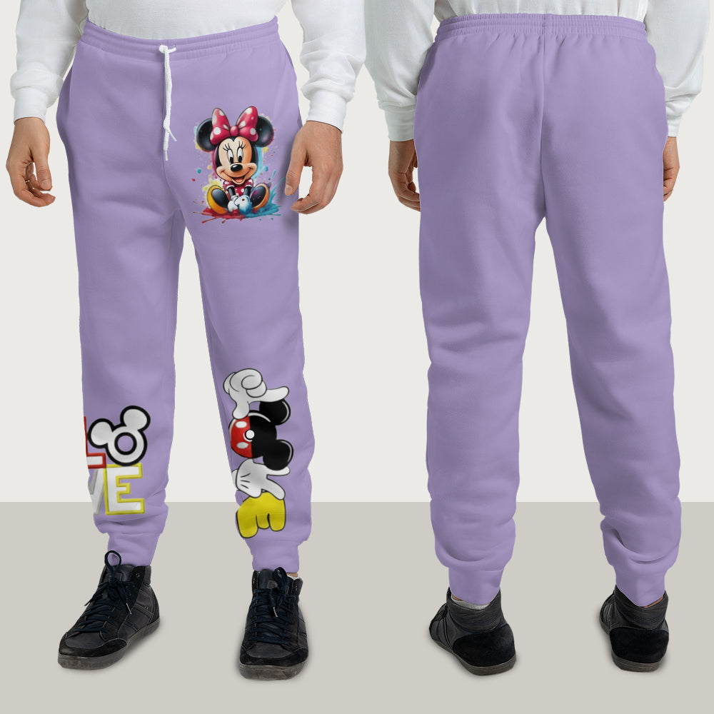 Personalized Kid Hoodie & Jogger Set with Mickey Mouse Design Kid Hoodie & Kid Jogger Sweatpants GradoCreations